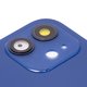 Задняя панель корпуса для iPhone 12, синяя, со стеклом камеры, small hole Превью 1
