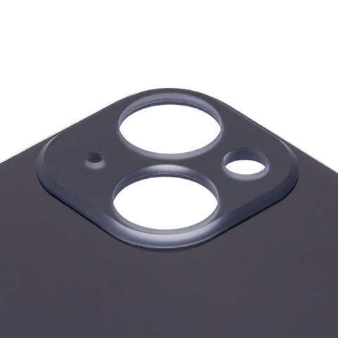 Задняя панель корпуса для iPhone 14 Plus, черная, не нужно снимать стекло камеры, Midnight, big hole Превью 1