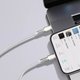 USB кабель Baseus Cafule Series Metal, USB тип-C, Lightning, 200 см, 20 Вт, білий, в нейлоновому обплетенні, #CATLJK-B02 Прев'ю 1
