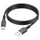 USB кабель Borofone BX80, USB тип-C, USB тип-A, 100 см, 3 A, черный, #6974443385229 Превью 1