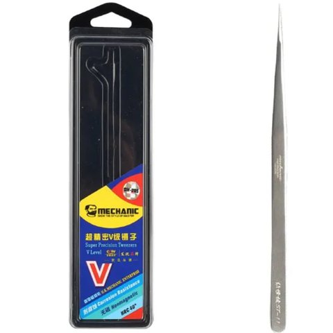 Mounting Tweezers Mechanic ST-11, (straight, 140 mm, high precision) Preview 1