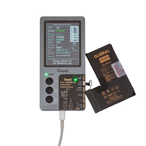 Аккумулятор Mechanic для Apple iPhone 13 Pro, Li-Polymer, 3,87 B, 3230 мАч, повышенная ёмкость, original IC Превью 1