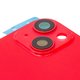 Задняя панель корпуса для iPhone 14 Plus, красная, со стеклом камеры, Original (PRC), red Превью 1