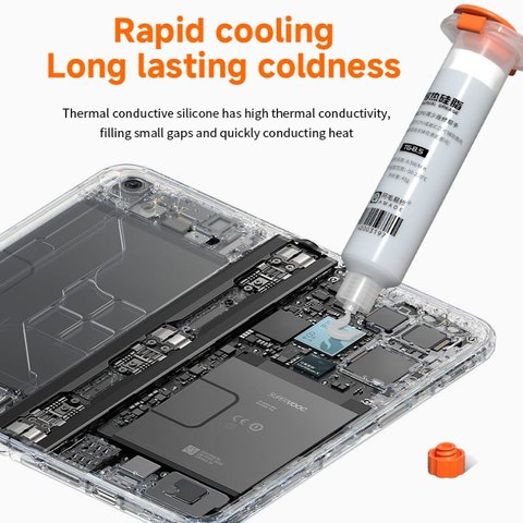Thermal Compound Amaoe TG-4, (silicone, in a syringe, 30 g, 4 Вт/м*К) Preview 2