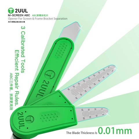 Spudger 2UUL DA89, (to disassemble mobile devices, metal, 3 in 1) Preview 2