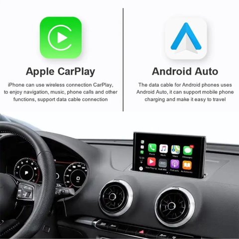 CarPlay for Audi A3 A4 A5 Q5L Q7 Q8 2020-2022 (MIB3, 10.1" monitor) Preview 1