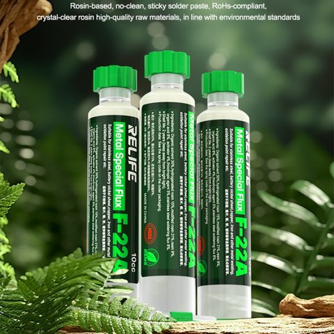 Flux Paste RELIFE F-22A, (for welding stainless steel, for soldering copper and steel, for nickel soldering, high-level, 10 ml) Preview 4