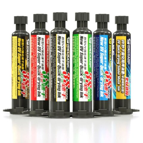 Soldering Mask Mechanic SU3, (dark blue, 10 ml, UV) Preview 2
