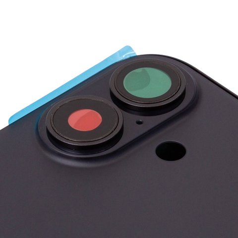 Housing compatible with iPhone 16 Plus, (black, with SIM card holders, with side buttons, Original (PRC), EU version) Preview 1