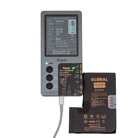 Batería Mechanic puede usarse con Apple iPhone 12 Pro Max, Li-Polymer, 3.83 V , 4450 mAh, mayor capacidad, original IC Vista previa  1