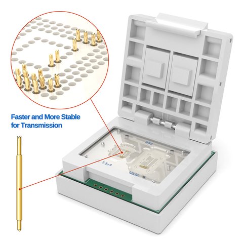 Adaptador 2 en 1 eMMC / eMCP (169-FBGA,153-FBGA,162-FBGA,186-FBGA) para UFI-Box (versión mejorada) Vista previa  4