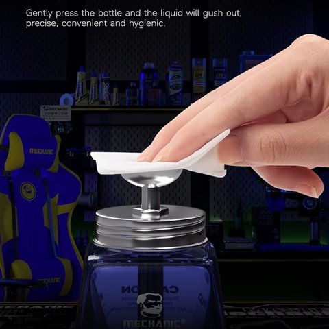 Tarro para líquido con dispensador Mechanic GL-NXT, 150 ml, para alcohol, antiestática Vista previa  2
