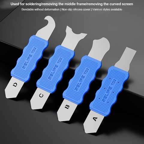 Espátula RELIFE TD2-D, para desensamblar dispositivos móviles, metal Vista previa  1