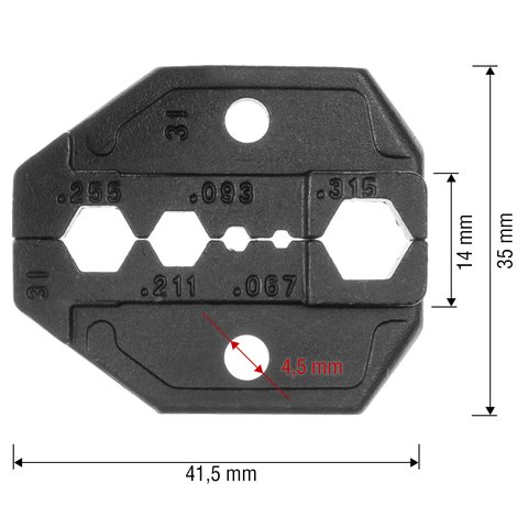 Матриця для кримпера Pro'sKit CP-336DI Прев'ю 1