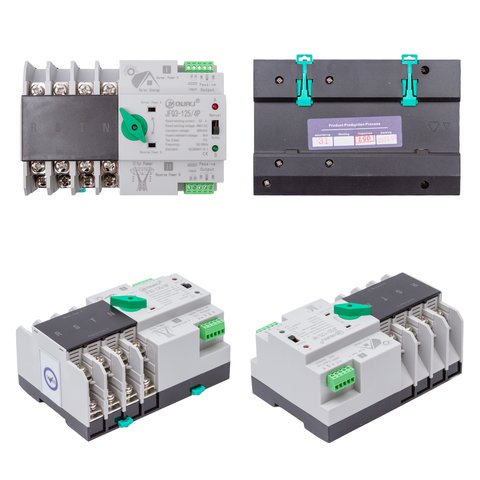 Автомат ввода резерва CNJFKJ JFQ3-125/4P, 4P, 63A, PV Превью 1