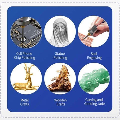 Полировочная машина Mechanic iRX8, с насадками, аккумуляторная Превью 5