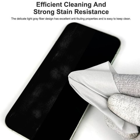 Салфетка из микрофибры RELIFE RL-045A, для устранения пыли и отпечатков, 100 шт., 100*100 мм Превью 6