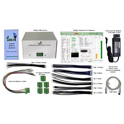 NLBA1 - Аналізатор для батарей ноутбуків Прев'ю 5
