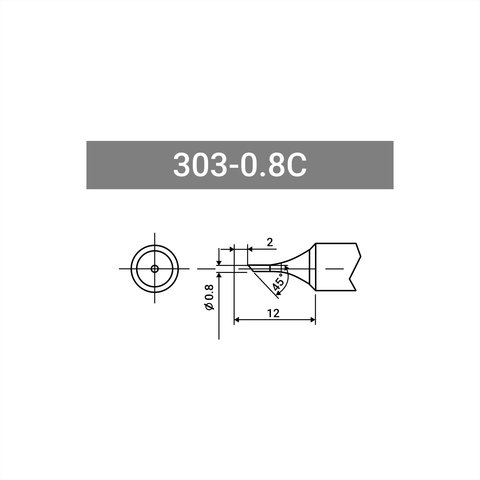 Паяльное жало Quick 303-0.8C Превью 1