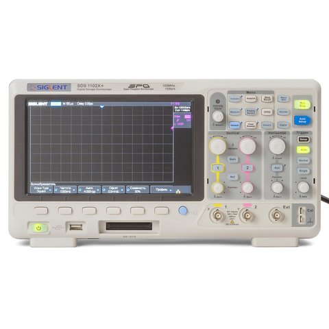 Фосфорний цифровий осцилограф SIGLENT SDS1102X+ Прев'ю 3