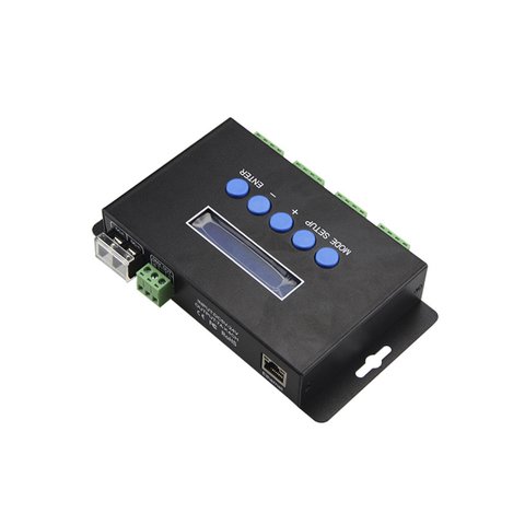 Світловий Ethernet-SPI/DMX512-контролер BC-204 (4 канали, 680 пкс, 5-24 В) Прев'ю 2
